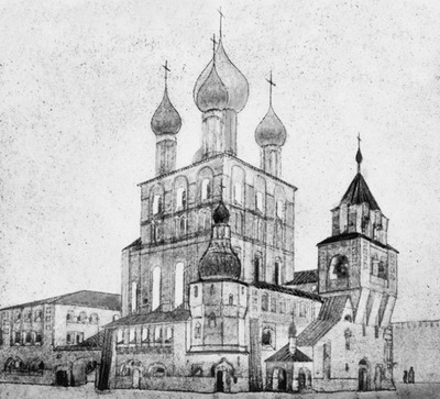 Проект храма подворья мон-ря в С.-Петербурге. 1913 г.