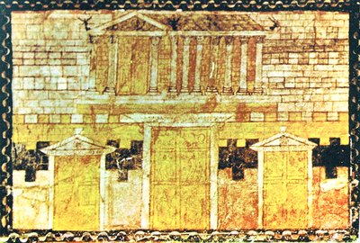 Храм Соломона. Роспись синагоги в Дура-Европос. Ок. 250 г. (Национальный музей, Дамаск)