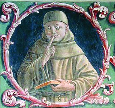 Иоанн Дунс Скот. Роспись ц. Сан-Франческо в Монтефалько, Италия. 1452 г. Худож. Б. Горццоли