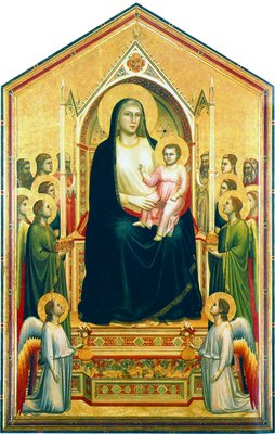 Мадонна на троне Икона. Ок. 1310 г. (Галерея Уффици, Флоренция)