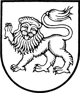 Геральдическое изображение: Лев