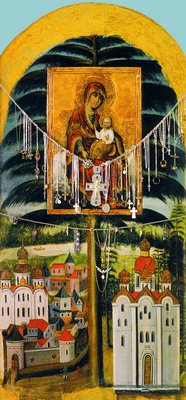 Елецкая Черниговская икона Божией Матери. Посл. треть XVII в. (Елецкий Успенский мон-рь в Чернигове)