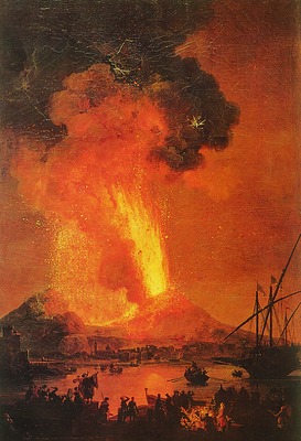 «Извержение Везувия». Худож. П. Ж. Валер. 1779 г. (ГЭ)