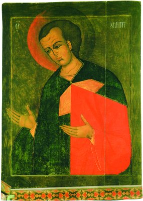 Вмч. Димитрий Солунский. Икона. Ок. 1572 г. (КБМЗ)