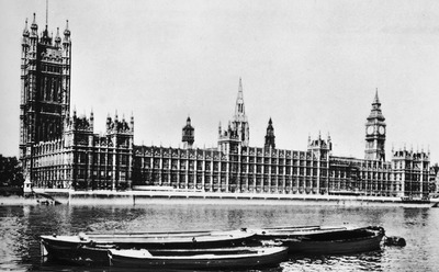 Здание парламента в Лондоне. 1839 г. Архитекторы Ч. Бэрри и О. Пьюджин