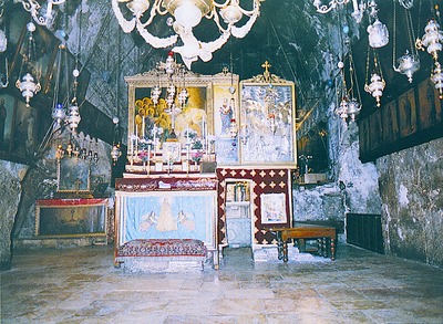 Кувуклия с гробницей Божией Матери в ц. Успения Пресв. Богородицы