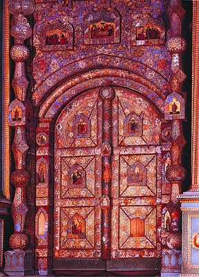 Царские врата Благовещенского собора в Сольвычегодске. 1580 г.