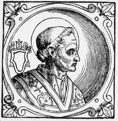 Гонорий VI, папа Римский. Гравюра. (Sacchi. Vitis pontificut. 1626) (РГБ)