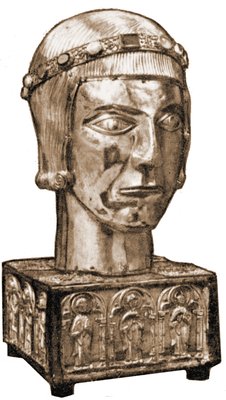 Реликварий вмч. Евстафия. Ок. 1210 г. (Британский музей, Лондон)