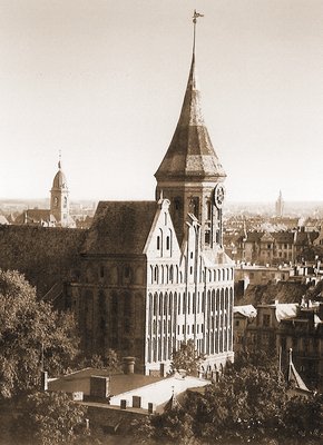 Кафедральный собор в Калининграде. 1380, 1553 гг. Фотография. 1907 г.