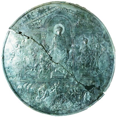 Миссорий имп. св. Феодосия I Великого. 388 г. (Королевская академия истории, Мадрид)