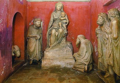 Поклонение волхвов. Скульптор Арнольфо ди Камбио. 1290–1292 гг. (Музей Либериано в ц. Санта-Мария Маджоре, Рим)