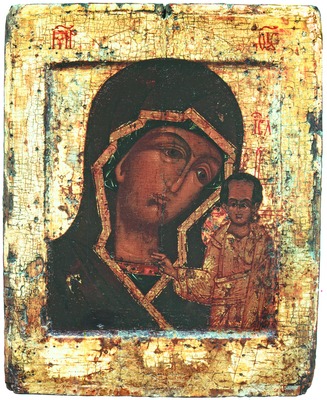 Казанская икона Божией Матери. 80–90-е гг. XVI в. (МП)