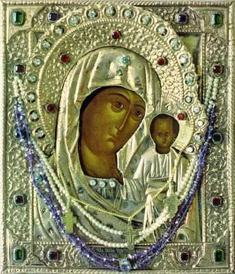 Казанская Богородско-Уфимская икона Божией Матери. XIХ в. (Уфимская епархия)