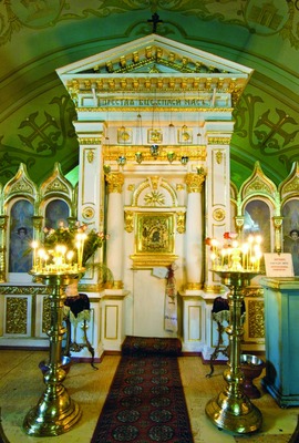 Касперовская икона Божией Матери в нижней ц. Успенского собора г. Одессы