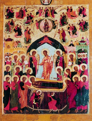 Успение Божией Матери. Икона из Успенского собора мон-ря. XVII в. Вклад Патриарха Иосифа