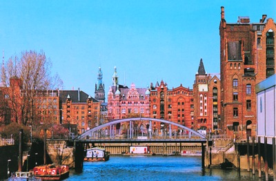 Гамбург. Портовая часть города