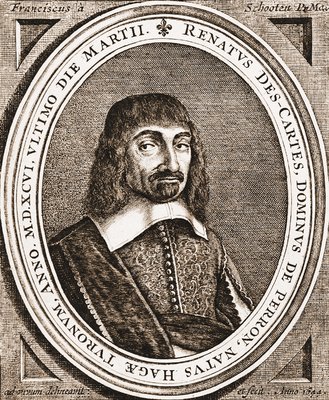 Р. Декарт. Гравюра. 1664 г. (РГБ)