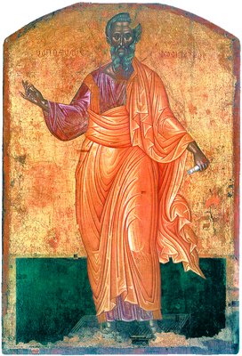 Ап. Иасон. Икона. 1694 г. Иконописец Еммануил Цанес (ц. апостолов Иасона и Сосипатра, г. Керкира)