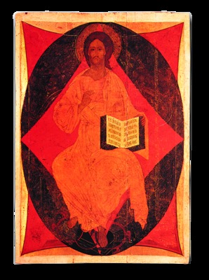 Спас в силах. Икона из деисусного чина Успенского собора во Владимире (ГТГ)