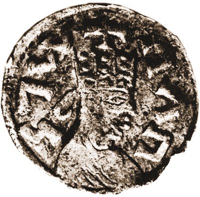 Монета с изображением эфиоп. царя Елезвоя. Аксум. 1-я пол. VI в. (Археологический ин-т, Аддис-Абеба)