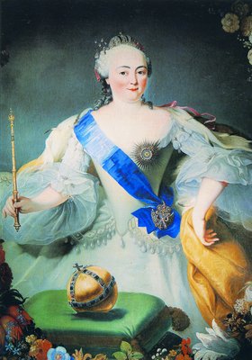 Имп. Елизавета Петровна. 1754 г. Худож. Г. Г. Преннер (ГТГ)
