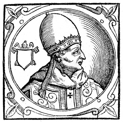 Бенедикт IV, папа Римский. (Sacchi. Vitis pontificum. 1626)
