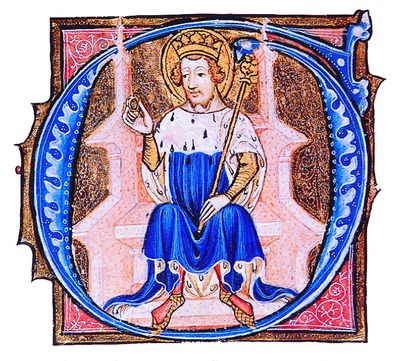 Св. Эдуард Исповедник. Миниатюра из Молитвенника Литлингтона. 1383–1384 гг. (Вестминстерское аббатство, Лондон)
