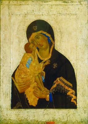 Донская икона Божией Матери. XVIII в. (?) (Малый собор Донского мон-ря)