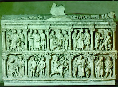 Саркофаг Юния Басса. Ок. 359 г. (Музеи Ватикана)