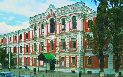 Здание епархиального жен. уч-ща в Краснодаре (открыто в 1896, закрыто в 1920). Фотография. 2008 г.