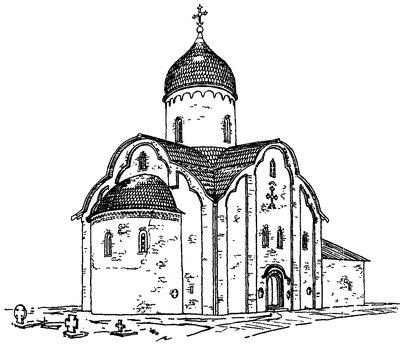 Собор в честь Рождества Богородицы. 1397 г. Реконструкция Н. Н. Кузьминой (1998)