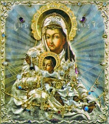 Икона Божией Матери «Милостивая». Кон. XVIII в.