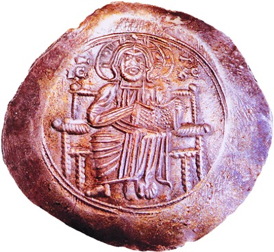 Христос на троне (аверс). Монета