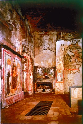 Базилика в катакомбах Коммодиллы в Риме. IV в.