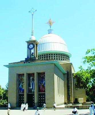 Церковь мон-ря Дэбрэ-Либанос. 1960-1962 гг.