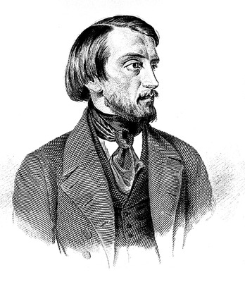 В. Г. Белинский. Гравюра Ф. И. Иордана. 1859 г. (ГИМ)