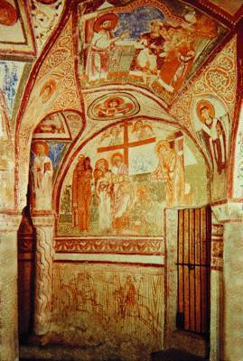 Фрески в крипте соборной базилики в Аквилее. Кон. XII в.