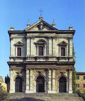 Церковь Сан-Григорио Маньо аль Челио в Риме. 1626–1633 гг. Архит. Дж.-Б. Сория
