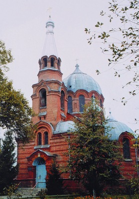 Церковь во имя вмч. Георгия Победоносца в Ардоне. Фотография. 2000 г.