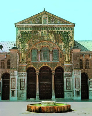 Старый главный вход в мечеть Омейядов. Между 705 и 715 гг.